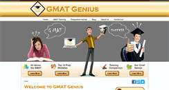 Desktop Screenshot of gmatgenius.com